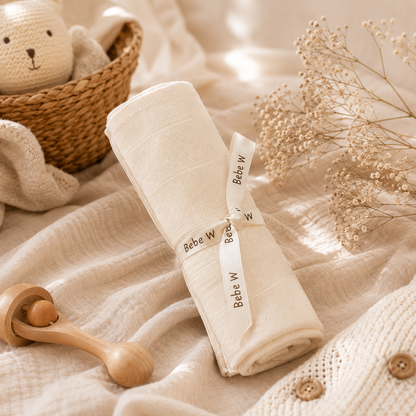 Fralda de algodão Orgânico Bebe W