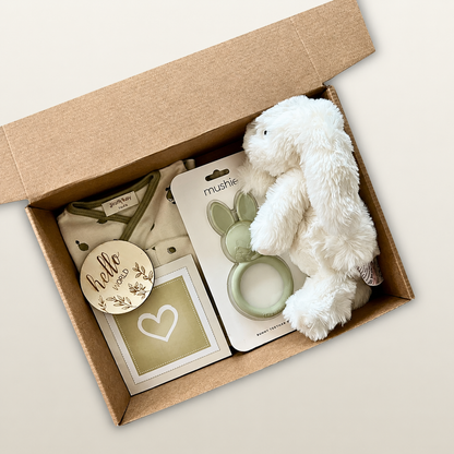Baby Box Green Leaves